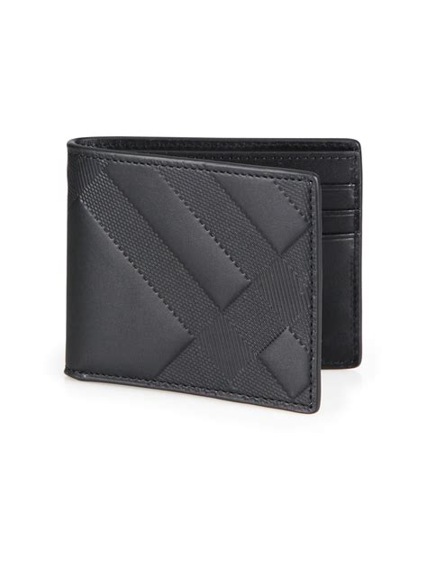 burberry leather men wallet|burberry embossed leather wallet.